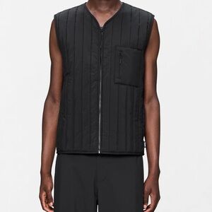 Rains Men’s Black Banja Liner Vest Size Medium